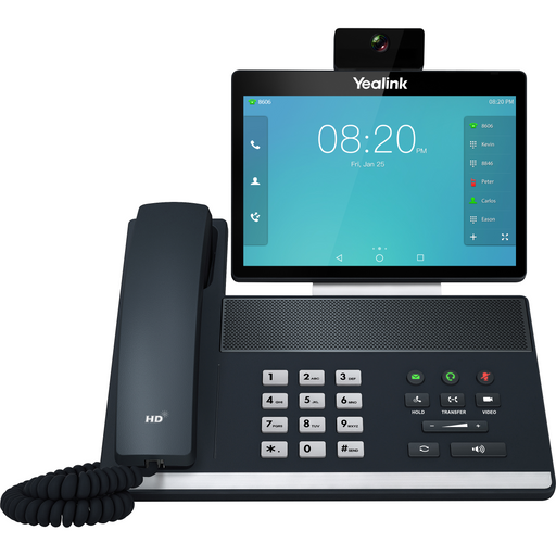 Yealink VP59 Flagship Smart Buisness Phone, Color Touch Screen with Wi-Fi & Bluetooth, Video Compatible WITH Camera & Android 7.1 - My-Voip